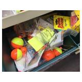 Large PLANO Tackle Box with Lures - Jigs - Sinkers - Parts