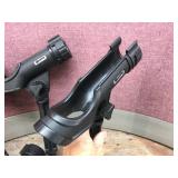 (4) SCOTTY Adjustable Rod Holders - with 2 Mounts + Adapters