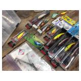 Misc Fishing Including Rapalas - DeepTail Dancer - Keeper Boxes