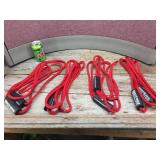 (4) 10 Ft Boat Dock - Lines + Ties