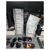 Sunglasses, approximately 950. Note: All merchandise is new