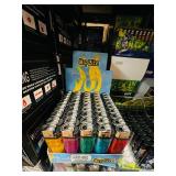 Lighters/smoking accessories, approximately 9,000