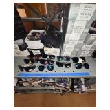 Sunglasses, approximately 1250. Note: All merchandise is new