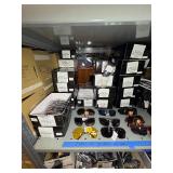 Sunglasses, approximately 1300. Note: All merchandise is new