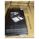 Cell Phone Accessories: charging bricks, charging cables, and electronics carrying cases