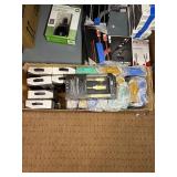 Cell Phone Accessories magnet car holders, charging cords, aux cords, and head phones