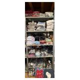 5 shelves of mostly Minnesota shirts, sweatshirts & jackets