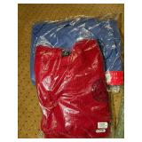 5 shelves of mostly Minnesota shirts, sweatshirts & jackets