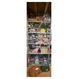 5 shelves of MN, WI, Iowa apparel various sizes designs & colors