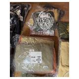 5 shelves of MN, WI, Iowa apparel various sizes designs & colors