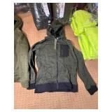 5 shelves of MN, WI, Iowa apparel various sizes designs & colors