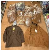 5 shelves of MN, WI, Iowa apparel various sizes designs & colors