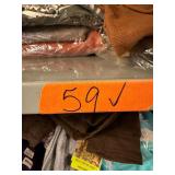 5 shelves of MN, WI, Iowa apparel various sizes designs & colors