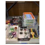 Lighters/smoking accessories:  cigarette cases, grinders, lighters, cig extinguisher, eagle ash trays