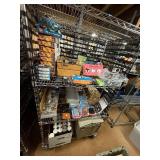 Key chains, Flashlights, rubber bands,  aluminum wallets, poker set in case, shot glasses