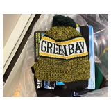 Assorted hats, gloves, masks, Numb Skill Ice Towels, Motley Tubes. Note: All merchandise is new