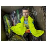 Assorted hats, gloves, masks, Numb Skill Ice Towels, Motley Tubes. Note: All merchandise is new