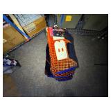 Hats, snow scrapers, gloves, chargers, electronic carrying cases