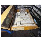 Hats, snow scrapers, gloves, chargers, electronic carrying cases