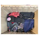 Assorted gloves, hats, jackets, hunting vests, masks Note: All merchandise is new