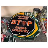 Football tchotchkes: flags, cups, blankets, key chains