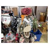 Winter hats. (4) Display racks included