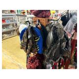 Winter hats. (4) Display racks included