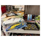 Smoking accessories, sweatshirts, towels, hats