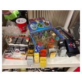 Smoking accessories, sweatshirts, towels, hats