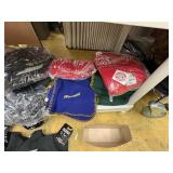 Smoking accessories, sweatshirts, towels, hats