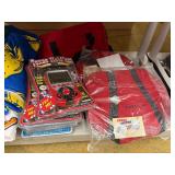 Smoking accessories, sweatshirts, towels, hats