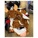 Hats, gloves, shirts, sweatshirts, crew necks, novelty hats