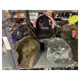 Apparel hats L, Fly Over t-shirts