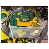 Hats, socks, foam footballs