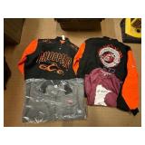 Biker jackets, sweatshirts, hoodies, t-shirts