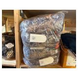 3 shelves of camp hunting gear