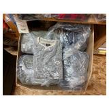 3 shelves of camp hunting gear