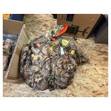 Camo jackets and hats