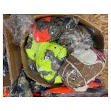 Camo jackets and hats