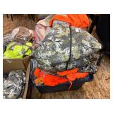 Camo jackets and hats