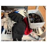 Hats, gloves, sunglasses, chargers, keychains