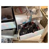 Hats, gloves, sunglasses, chargers, keychains