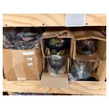 Hats, jackets, gloves, shirts