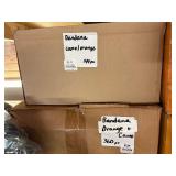 Hats, gloves, shirts, jackets, dolls, water toys