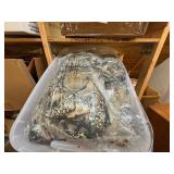 Hats, gloves, shirts, jackets, dolls, water toys