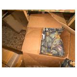 Hats, camo jackets, safety vests, bears in mugs, snow scrapers