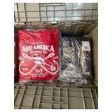 Sunglasses, shirts, chargers, lighters, playing cards, cases, task lights, umbrella, freeze-dried mini bursts