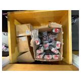 Sunglasses, shirts, chargers, lighters, playing cards, cases, task lights, umbrella, freeze-dried mini bursts