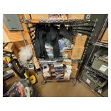 2 NSF Metal rolling shelves, H 69” x 2’ x 3’ and H60” x 2’ x 3