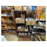 2 NSF Metal rolling shelves, H 69” x 2’ x 3’
